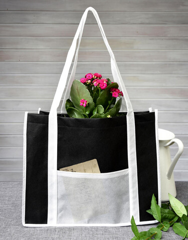 SG ACCESSORIES - BAGS Leisure Bag LH, Snowwhite/Black, One Size bedrucken, Art.-Nr. 618570560