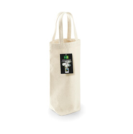 Westford Mill Fairtrade Cotton Bottle Bag, Natural, One Size bedrucken, Art.-Nr. 621280080 Westford Mill Fairtrade Cotton Bottle Bag, Natural, One Size bedrucken, Art.-Nr. 621280080