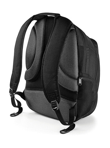 Quadra Vessel™ Laptop Backpack, Black, One Size bedrucken, Art.-Nr. 621301010