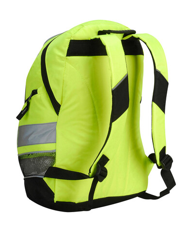 Shugon Hi-Vis Backpack, Hi-Vis Orange/Black, One Size bedrucken, Art.-Nr. 621384650