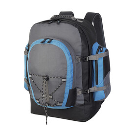 Shugon Monte Rosa Classic Travel Rucksack, Dark Grey/Black/Petrol, One Size bedrucken, Art.-Nr. 624381940 Shugon Monte Rosa Classic Travel Rucksack, Dark Grey/Black/Petrol, One Size bedrucken, Art.-Nr. 624381940