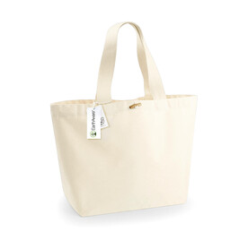 Westford Mill EarthAware™ Organic Marina Tote XL, Natural, One Size bedrucken, Art.-Nr. 627280080