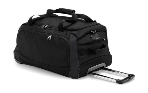 Quadra Tungsten™ Wheelie Travel Bag, Black/Dark Graphite, One Size bedrucken, Art.-Nr. 627301600
