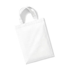 Westford Mill Cotton Party Bag for Life, White, One Size bedrucken, Art.-Nr. 628280000