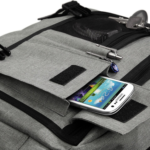 Bag Base Two-Tone Digital Messenger, Grey Marl, One Size bedrucken, Art.-Nr. 628291280