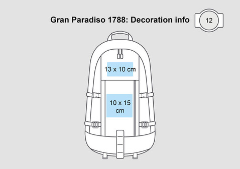Shugon Gran Paradiso Hiker Backpack, Black, One Size bedrucken, Art.-Nr. 628381010