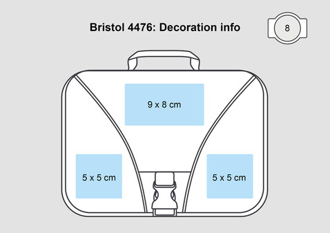 Shugon Bristol Toiletry Bag, Dark Grey/Black, One Size bedrucken, Art.-Nr. 633381420
