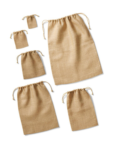 Westford Mill Jute Stuff Bag, Natural, M bedrucken, Art.-Nr. 634280084 Westford Mill Jute Stuff Bag, Natural, M bedrucken, Art.-Nr. 634280084
