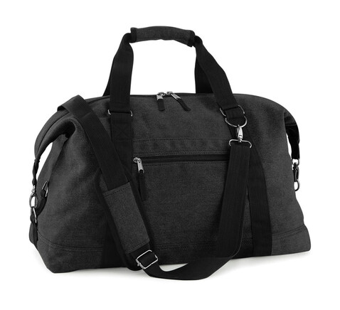 Bag Base Vintage Canvas Weekender, Vintage Black, One Size bedrucken, Art.-Nr. 636291120
