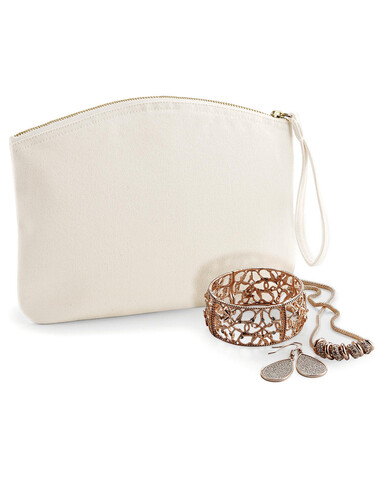 Westford Mill EarthAware™ Organic Spring Wristlet, Natural, L bedrucken, Art.-Nr. 638280083