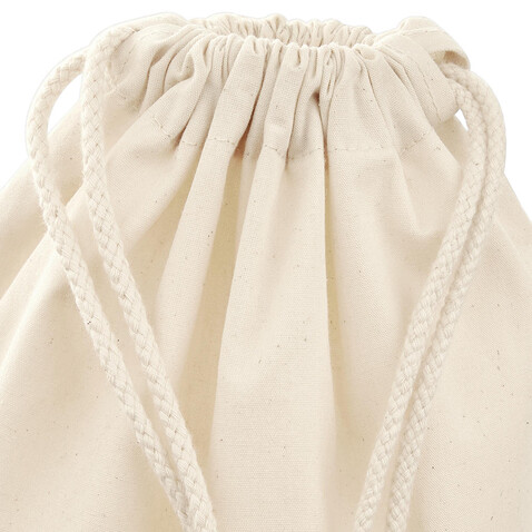 Westford Mill Premium Cotton Stuff Bag, Natural, XL bedrucken, Art.-Nr. 648280086
