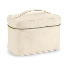 Westford Mill Canvas Vanity Case, Natural, One Size bedrucken, Art.-Nr. 655280080
