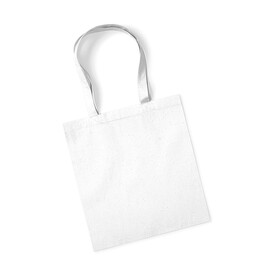 Westford Mill Organic Premium Cotton Tote, White, One Size bedrucken, Art.-Nr. 662280000