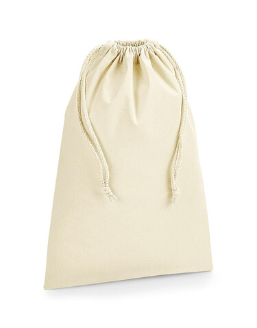 Westford Mill Organic Premium Cotton Stuff Bag, Natural, S bedrucken, Art.-Nr. 663280083