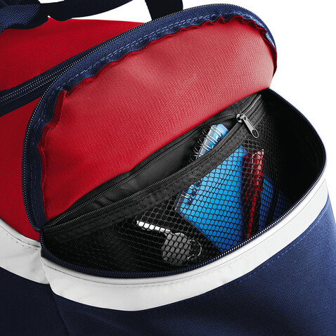 Bag Base Teamwear Holdall, French Navy/Classic Red/White, One Size bedrucken, Art.-Nr. 672292950