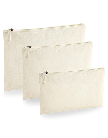 Westford Mill EarthAware™ Organic Accessory Pouch, Natural, M bedrucken, Art.-Nr. 673280084