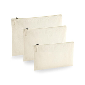 Westford Mill EarthAware™ Organic Accessory Pouch, Natural, S bedrucken, Art.-Nr. 673280083