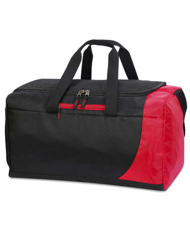 Shugon Naxos Sports Kit Bag, Black/Red, One Size bedrucken, Art.-Nr. 695381540