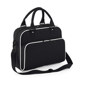 Bag Base Junior Dance Bag, Black/White, One Size bedrucken, Art.-Nr. 696291500