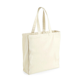 Westford Mill Canvas Classic Shopper, Natural, One Size bedrucken, Art.-Nr. 699280080