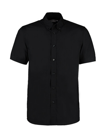 Kustom Kit Classic Fit Workforce Shirt, Black, S bedrucken, Art.-Nr. 700111013