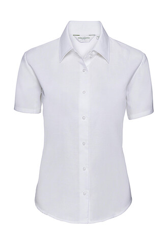 Russell Europe Ladies` Classic Oxford Shirt, White, M (38) bedrucken, Art.-Nr. 701000004
