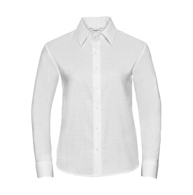 Russell Europe Ladies` Classic Oxford Shirt LS, White, 5XL (50) bedrucken, Art.-Nr. 702000000 Russell Europe Ladies` Classic Oxford Shirt LS, White, 5XL (50) bedrucken, Art.-Nr. 702000000