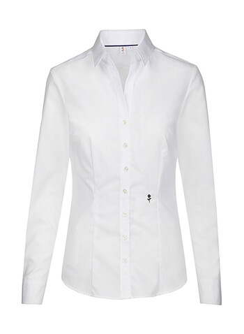 Seidensticker Seidensticker Slim Fit 1/1 Kent Women, White, 44 bedrucken, Art.-Nr. 706200006