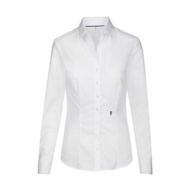 Seidensticker Seidensticker Slim Fit 1/1 Kent Women, White, 44 bedrucken, Art.-Nr. 706200006