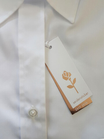 Seidensticker Seidensticker Slim Fit 1/1 Kent Women, White, 44 bedrucken, Art.-Nr. 706200006