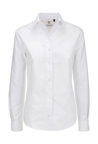 B &amp; C Oxford LSL/women Shirt, White, 5XL bedrucken, Art.-Nr. 710420000
