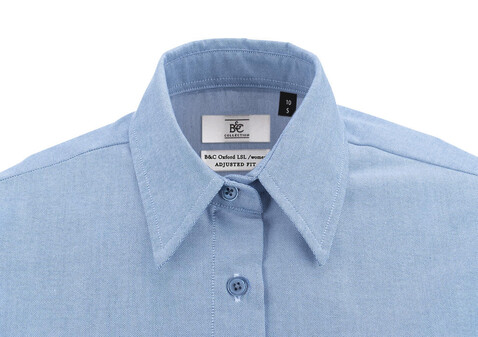 B &amp; C Oxford LSL/women Shirt, White, 5XL bedrucken, Art.-Nr. 710420000