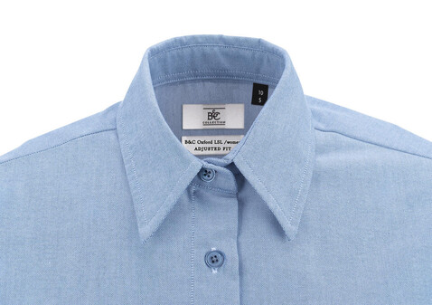 B &amp; C Oxford SSL/women Shirt, White, XS bedrucken, Art.-Nr. 711420002