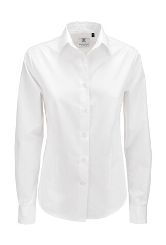 B &amp; C Smart LSL/women Poplin Shirt, White, 4XL bedrucken, Art.-Nr. 716420009