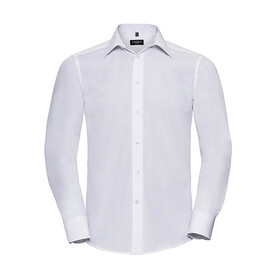 Russell Europe Tailored Poplin Shirt LS, White, S bedrucken, Art.-Nr. 717000003 Russell Europe Tailored Poplin Shirt LS, White, S bedrucken, Art.-Nr. 717000003