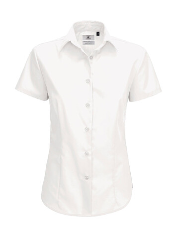 B &amp; C Smart SSL/women Poplin Shirt, White, XL bedrucken, Art.-Nr. 717420006