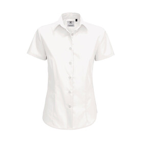 B &amp;amp; C Smart SSL/women Poplin Shirt, White, XL bedrucken, Art.-Nr. 717420006