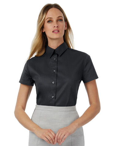 B &amp; C Sharp SSL/women Twill Shirt, Dark Grey, 4XL bedrucken, Art.-Nr. 719421289