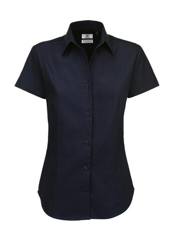 B & C Sharp SSL/women Twill Shirt, Navy, M bedrucken, Art.-Nr. 719422004 B & C Sharp SSL/women Twill Shirt, Navy, M bedrucken, Art.-Nr. 719422004