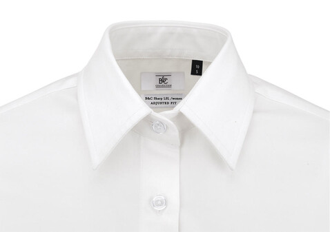 B &amp; C Sharp SSL/women Twill Shirt, Dark Grey, 4XL bedrucken, Art.-Nr. 719421289