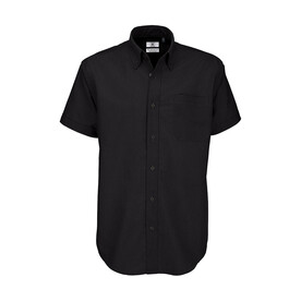 B & C Oxford SSL/men Shirt, Black, S bedrucken, Art.-Nr. 721421013 B & C Oxford SSL/men Shirt, Black, S bedrucken, Art.-Nr. 721421013