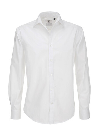 B &amp; C Black Tie LSL/men Shirt, Luxurious Red, M bedrucken, Art.-Nr. 722424324