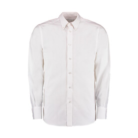 Kustom Kit Tailored Fit City Shirt, White, S bedrucken, Art.-Nr. 724110000