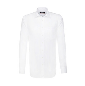 Seidensticker Seidensticker Regular Fit 1/1 Business Kent, White, 44 bedrucken, Art.-Nr. 724200006