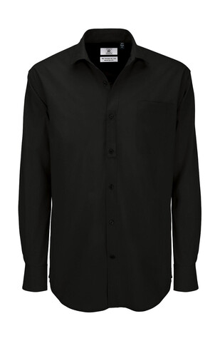 B & C Heritage LSL/men Poplin Shirt, Black, 2XL bedrucken, Art.-Nr. 724421017 B & C Heritage LSL/men Poplin Shirt, Black, 2XL bedrucken, Art.-Nr. 724421017