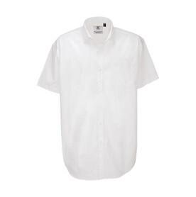 B &amp;amp; C Heritage SSL/men Poplin Shirt, White, L bedrucken, Art.-Nr. 725420005