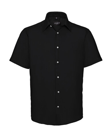 Russell Europe Men`s Tailored Ultimate Non-Iron Shirt, Black, S/15&quot; bedrucken, Art.-Nr. 759001011