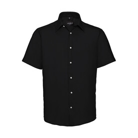 Russell Europe Men`s Tailored Ultimate Non-Iron Shirt, Black, S/15&amp;quot; bedrucken, Art.-Nr. 759001011