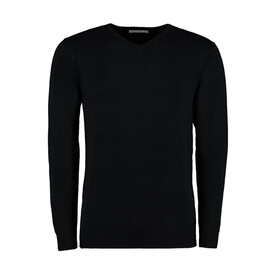 Kustom Kit Classic Fit Arundel V Neck Sweater, Black, XXS bedrucken, Art.-Nr. 762111011 Kustom Kit Classic Fit Arundel V Neck Sweater, Black, XXS bedrucken, Art.-Nr. 762111011