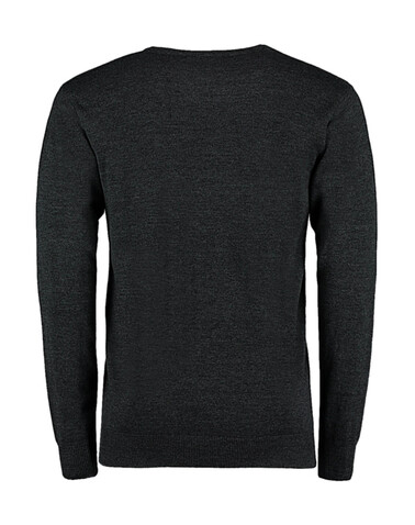 Kustom Kit Classic Fit Arundel V Neck Sweater, Black, XXS bedrucken, Art.-Nr. 762111011